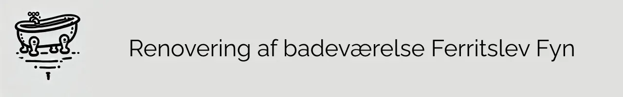 Renovering af badeværelse Ferritslev Fyn